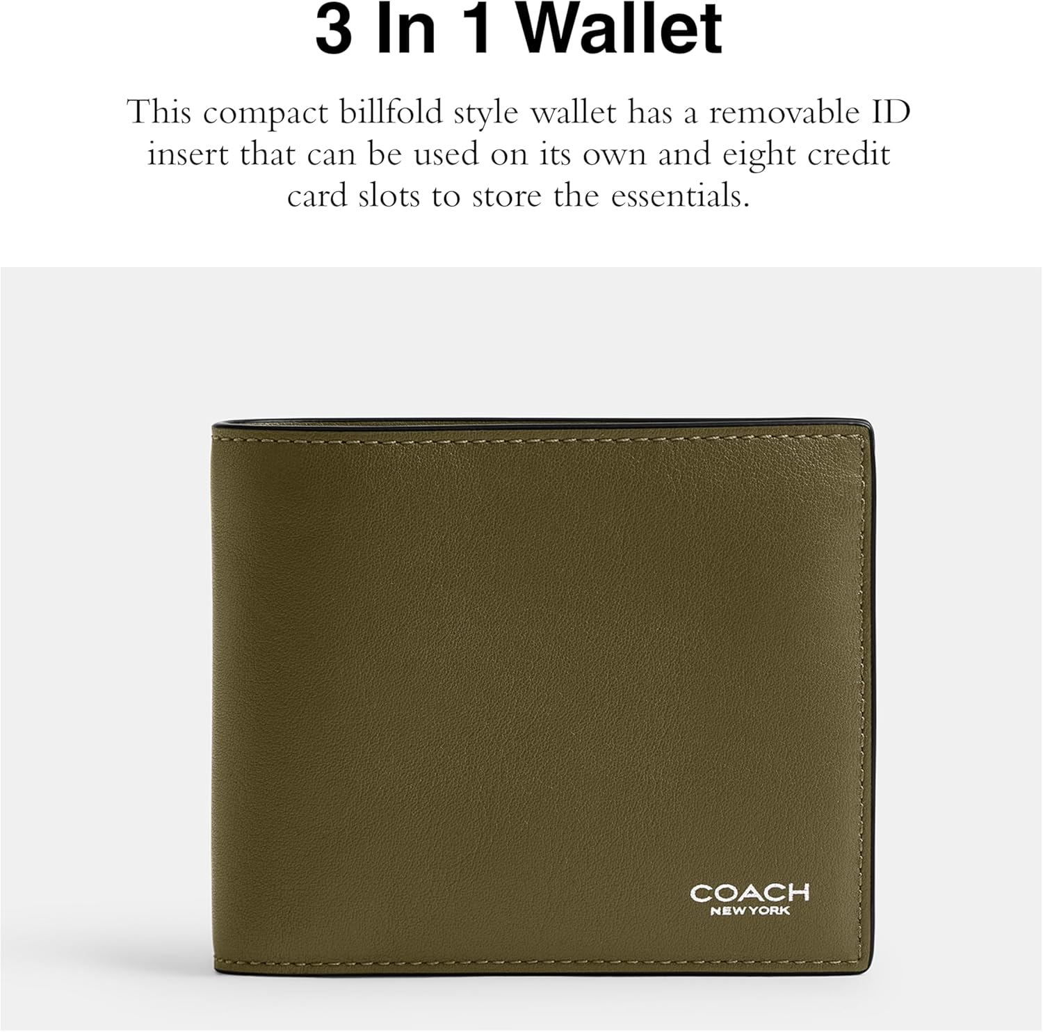 Coach Men's 3 in 1 Wallet in Leather - Image 2