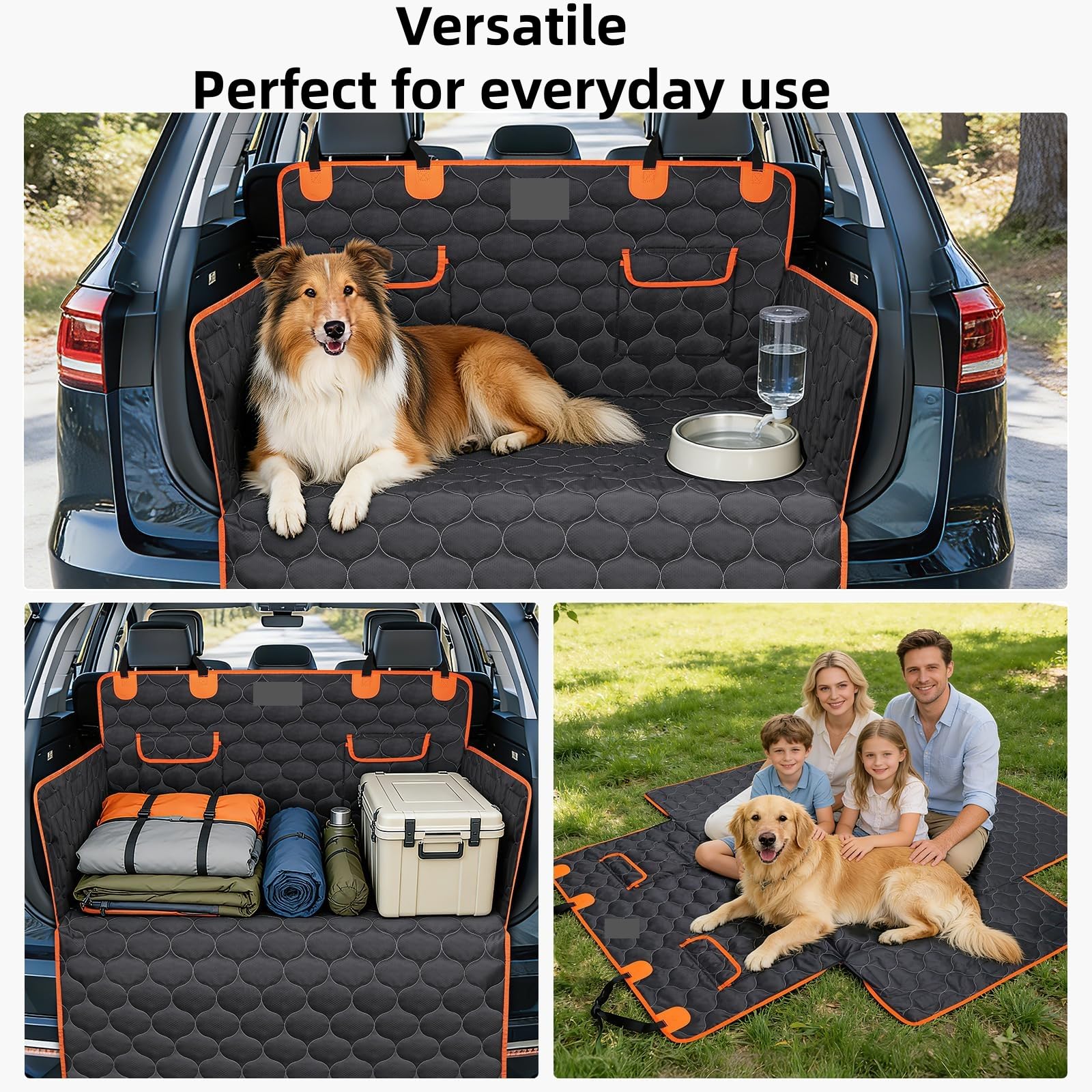 1 Pezzo Protezione Bagagliaio Auto per Chery Dr 4.0 Dr 5.0 Dr 6.0 2020-2024 Tappetino Cane Tessuto Impermeabile AntiGraffio Copri Baule