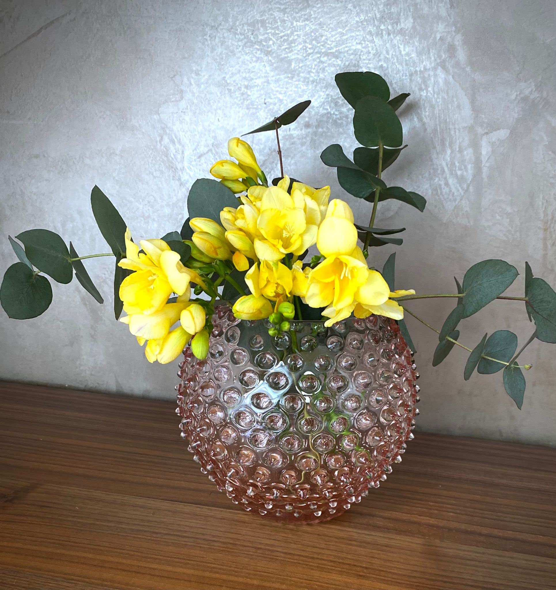 Amazon.co.jp: クリスタルガラス バラの花瓶 | ユニークなホーム装飾 