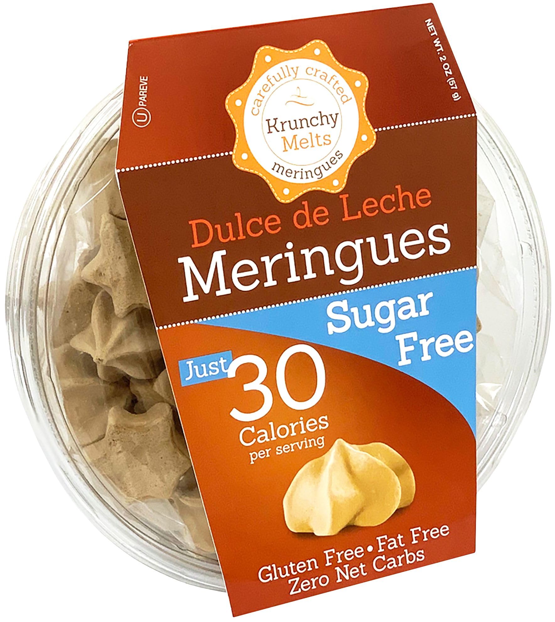 Krunchy Melts Sugar Free Meringues - Dulce de Leche - 57g