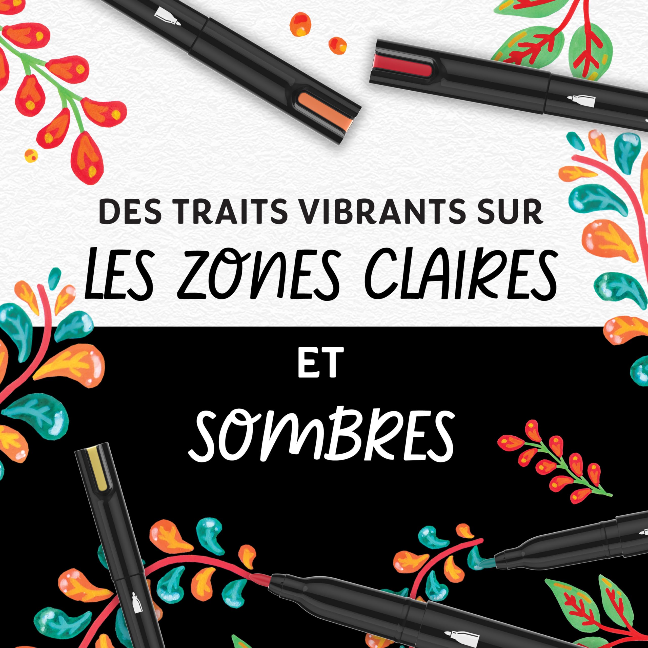Sharpie Creative Marker – Lot de 36 stylos de peinture acrylique | Marqueurs de peinture à base d'eau | Encre sans bavure écrit sur la plupart des surfaces | Pointe fine | Fournitures d'artisanat et