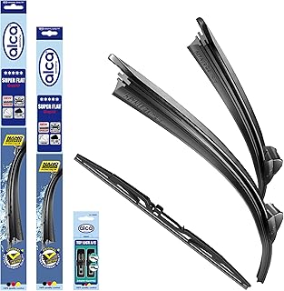alca Windscreen Wiper with Rear Wiper Suitable for Toyota C-HR (10.2016-10.2023) Super Flat Bar Wiper