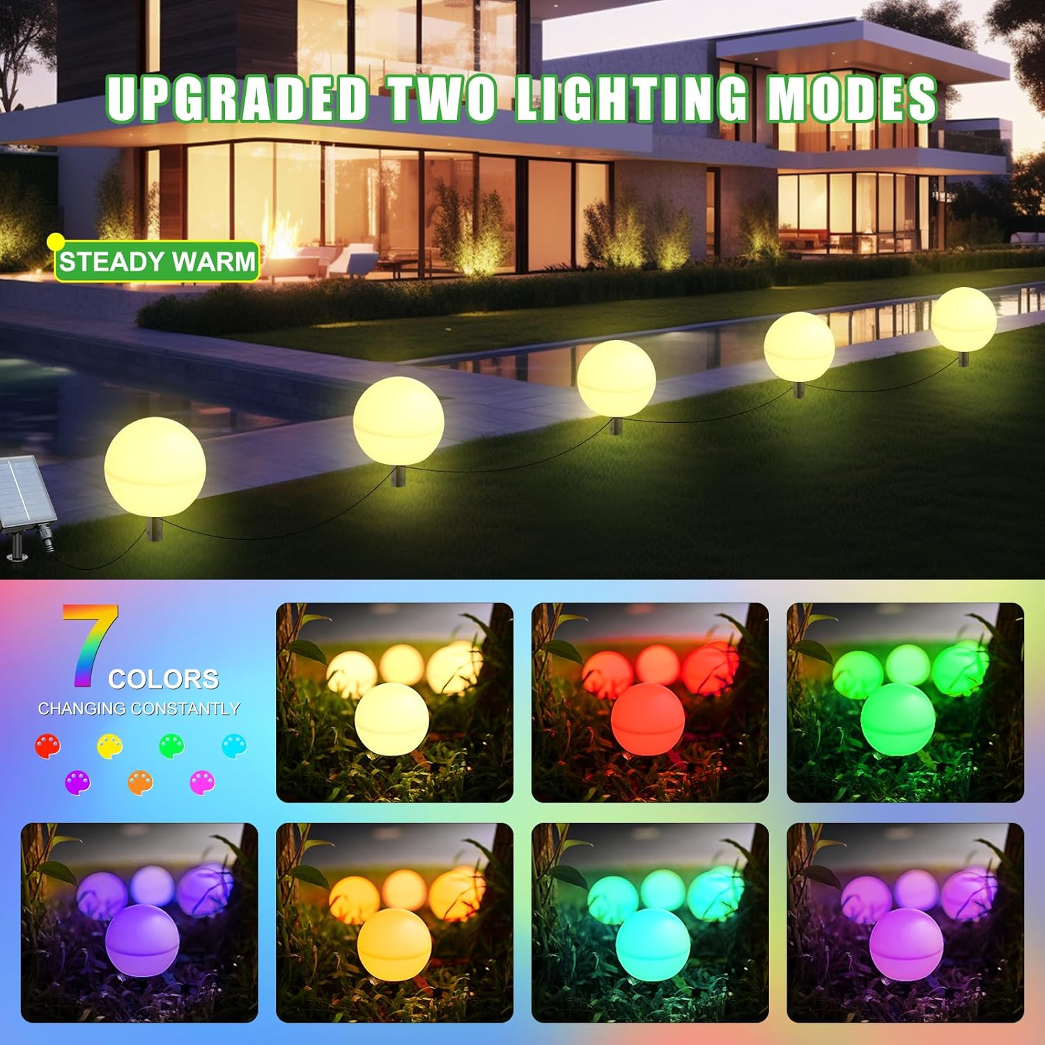 Illuminate Your Outdoors: Review of Color Changing Solar Globe Lights