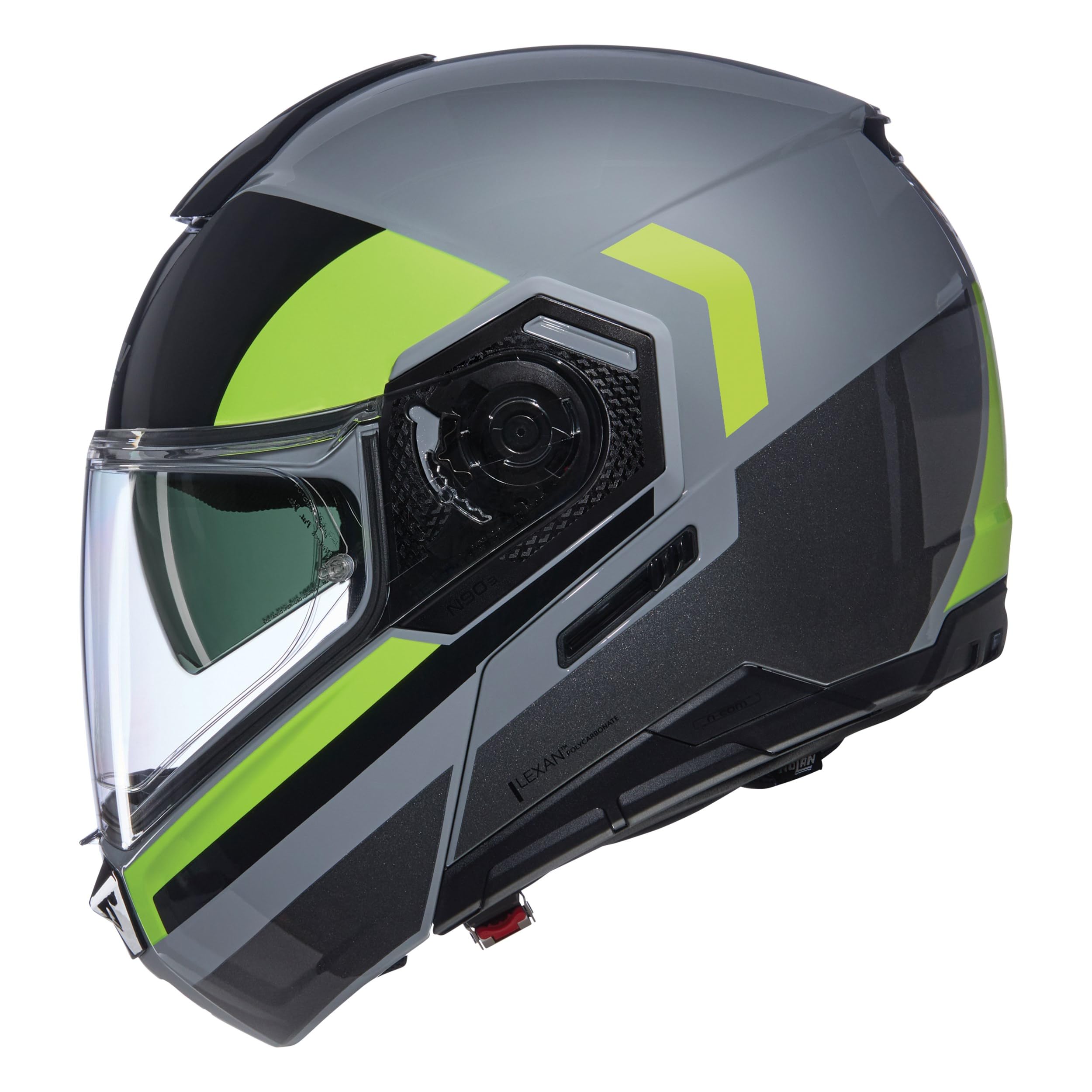 NOLAN Helmet N90-3 06 Roboto 346 L, Grey / Black / Yellow