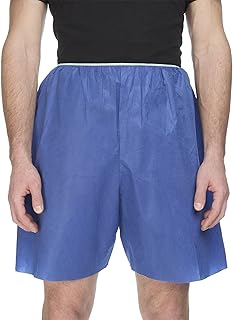 McKesson Adult Disposable Exam Shorts Blue