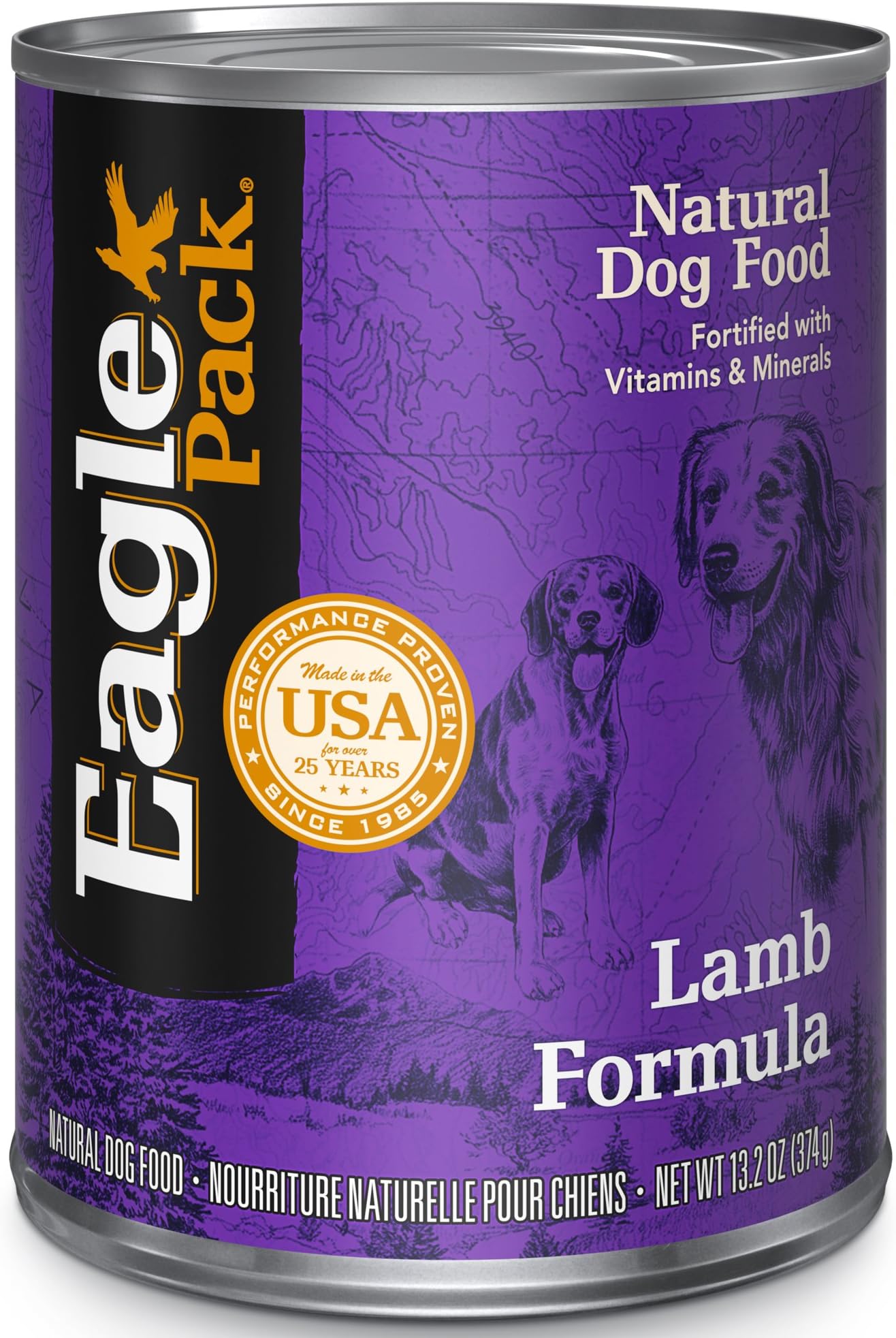 Eagle Pack Natural Wet Canned Dog Food, 13.2-Ounce Can (Pack of 12)