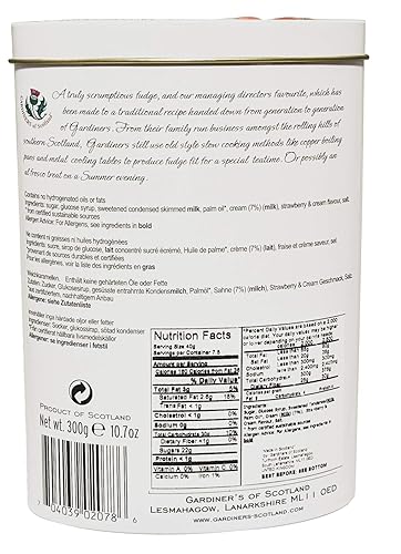 Miniatura 2 de Gardiners of Scotland Lata de dulce de azúcar de fresas y crema de lujo, 10.7 onzas