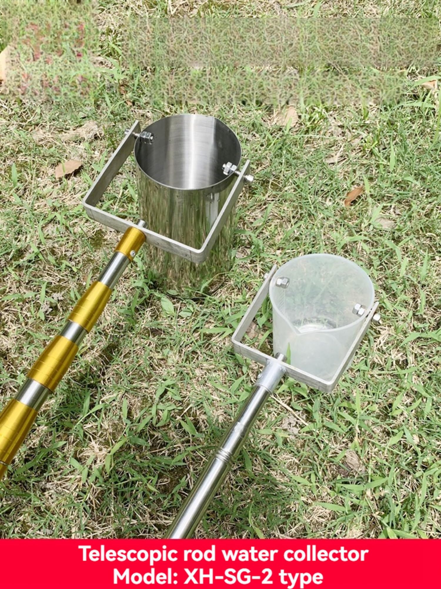 Muestreador de Agua telescópico de Acero Inoxidable, cucharón de péndulo, Vara de muestreo, Varilla de extensión Industrial ultradura y Engrosada (500 ml, 3 m)