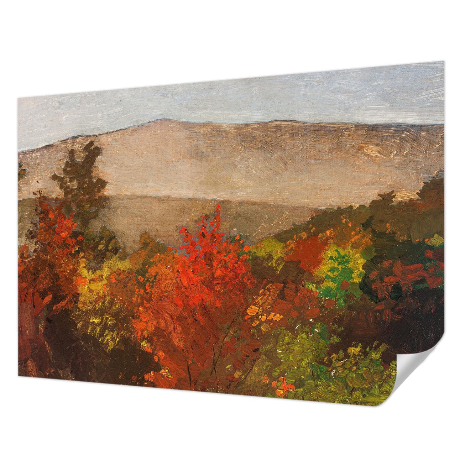 Papier peint auto-adhésif 208x146 cm panoramique décor d'automne pour salon