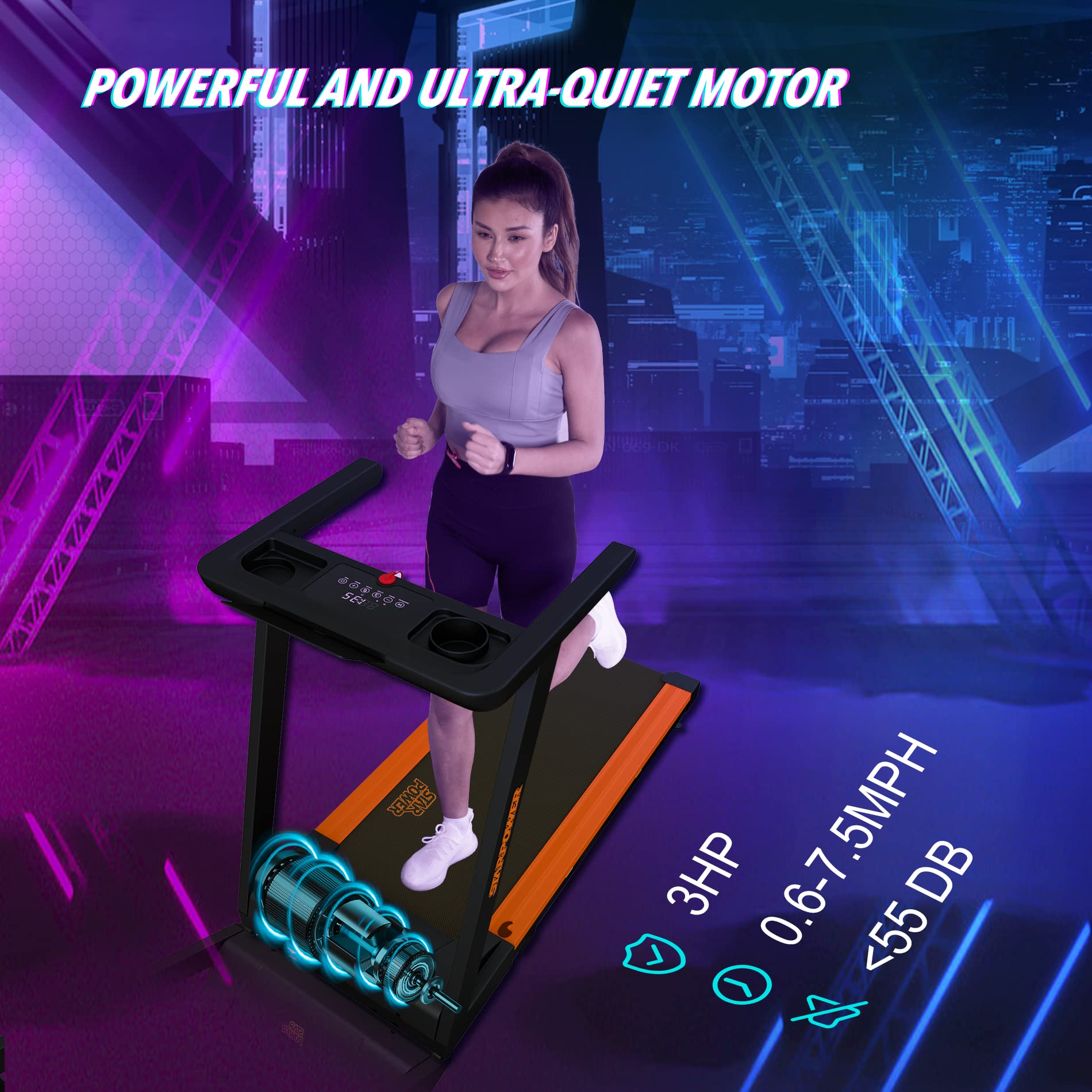 Smart Folding Treadmill with...B0B8CK7K5J
