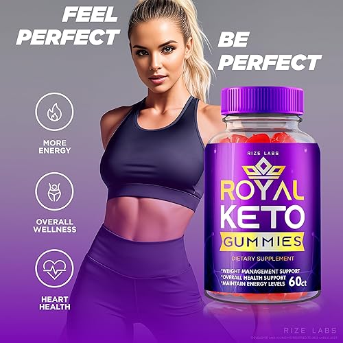 Miniatura 4 de rize labs Royal Keto ACV Gunmies, orgánicos, apoyo a la pérdida de peso de grasa del vientre para hombres y mujeres, gomitas, vinagre de sidra de