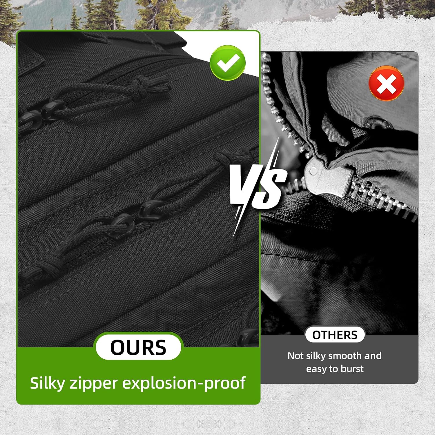 45L Military Tactical Backpack For Men and Women Molle Daypack 3 Day Bug Out Bag Hiking Gym Backpack Rucksack With Bottle Holder Black - Image 9