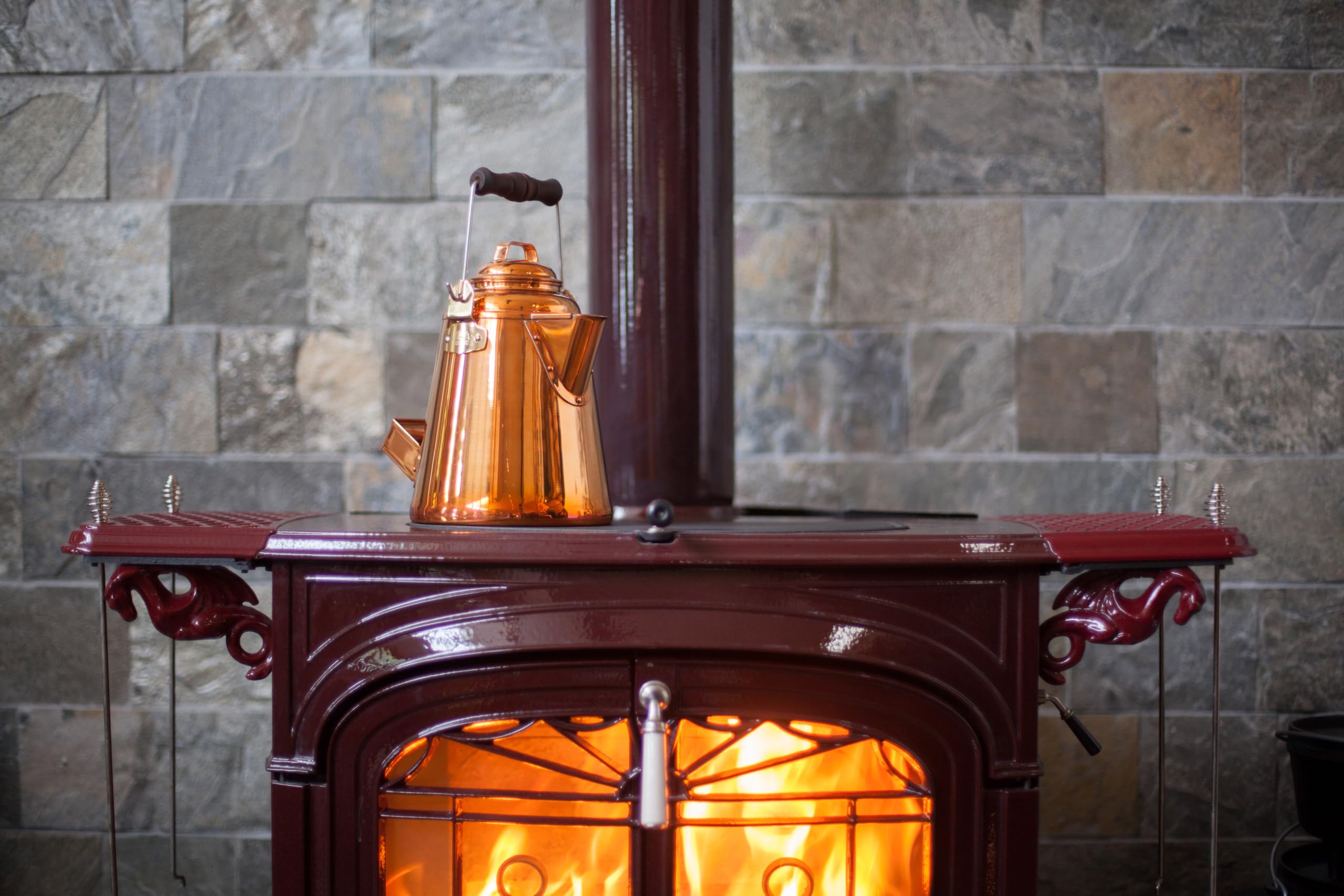 Amazon.co.jp: Fireside Grandma Copper Kettle (Small) 12113 : Home