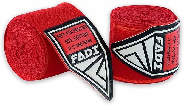 Mexican Style Elastic Boxing Hand Wraps 120" & 180" 3m & 4.5m - Premium Cotton Wrist Support Bandages for Boxing, MMA, Kickboxing & Muay Thai Training