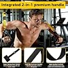 Suspension Trainer, Multifunctional Sling Trainer Set with Door Anchor for a Full Body Workout, Adjustable Sling Trainer Home Gym Equipment for Home, Travel, Indoor and Outdoor