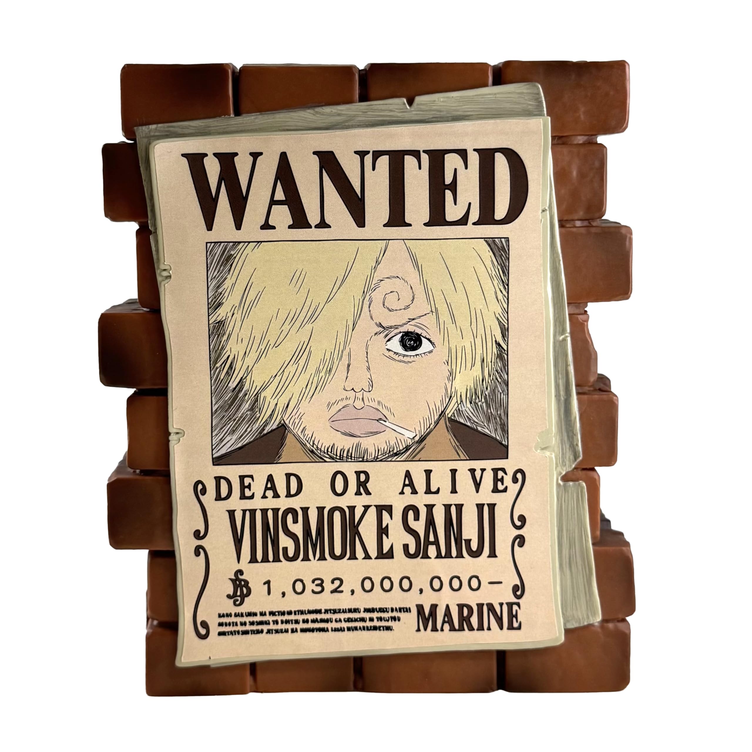 Plastoy : ONE PIECE - PIGGY BANK - AFFICHE WANTED SANJI