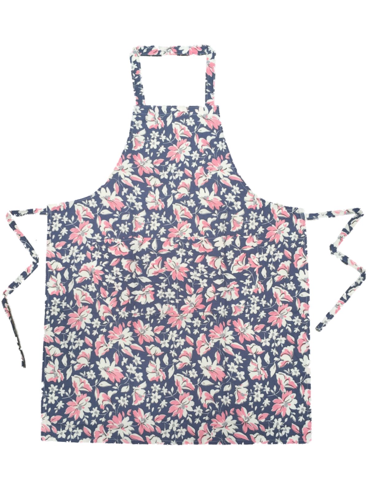 HDUK Tabards and Aprons Ladies Pretty Floral Design Baking/Kitchen Bake Off Apron/One Size (Navy)