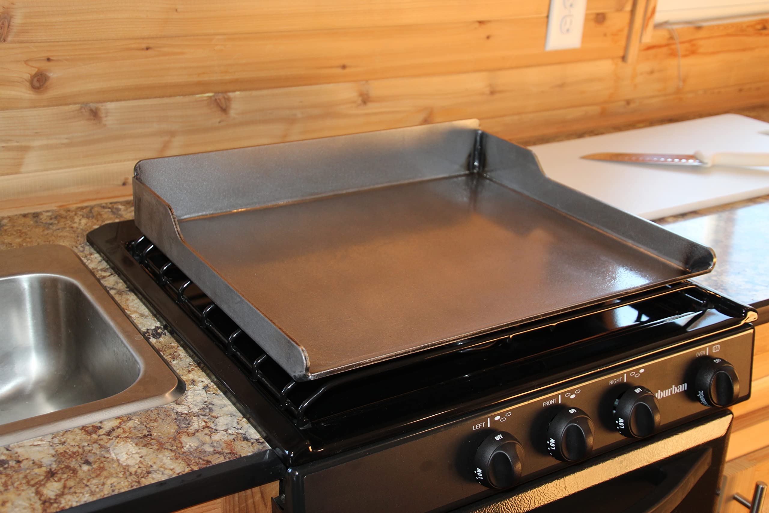 Outfitters Edge Home, Ice House and RV Camping Skillet 18 inches x 16 inches , OFE1816HSS