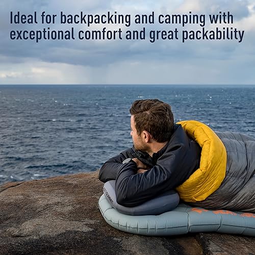 Miniatura 4 de Sea to Summit Aeros Premium - Almohada inflable de viaje, grande (16.5 x 11), color azul marino