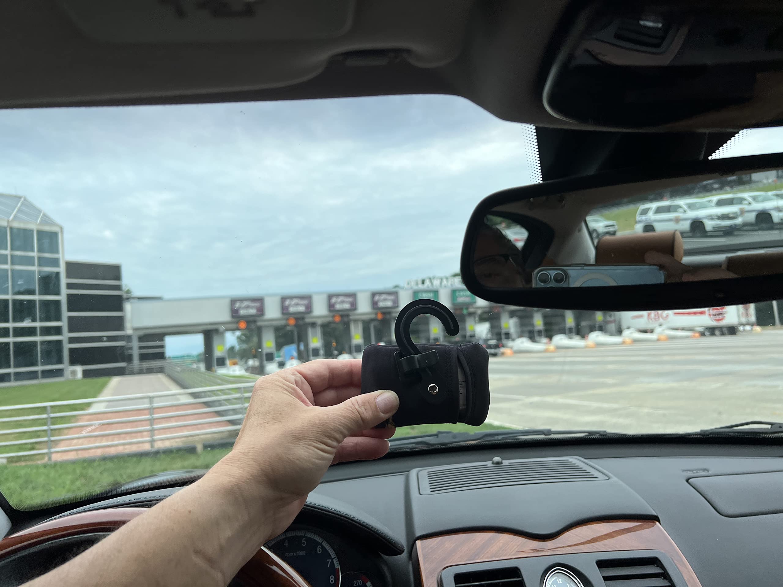 E-ZPocket EZPass Holder - Plain Black Model