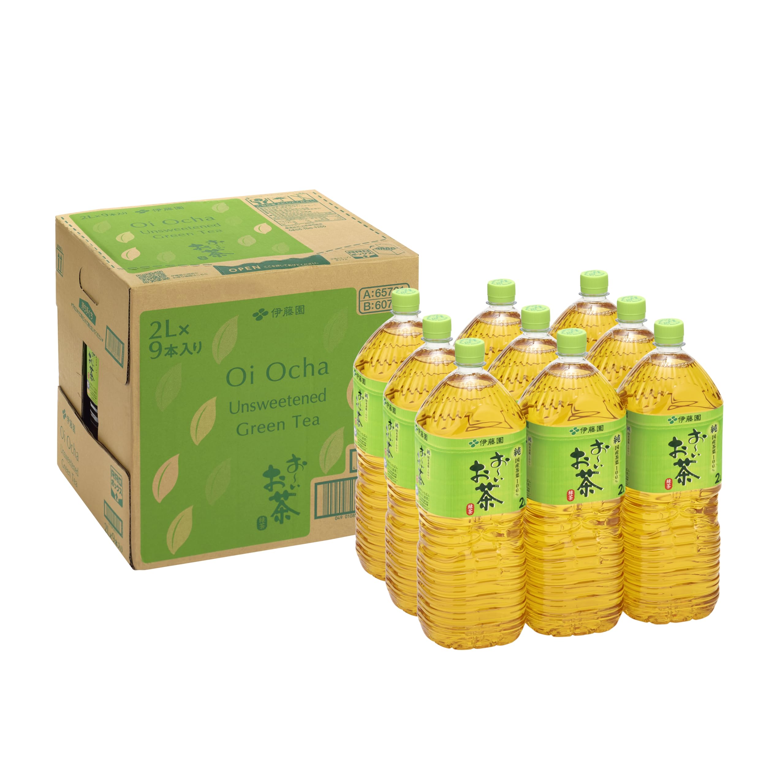 Amazon.co.jp限定】伊藤園 RROボックス おーいお茶 緑茶 2L×9本