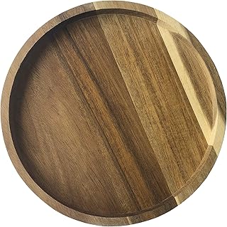 Sponsored Ad - Paninluo 10inch Wood Lazy Susan Turntable Wood Kitchen Organizer Suitable for Table、Kitchen Cabinet、Spice R...