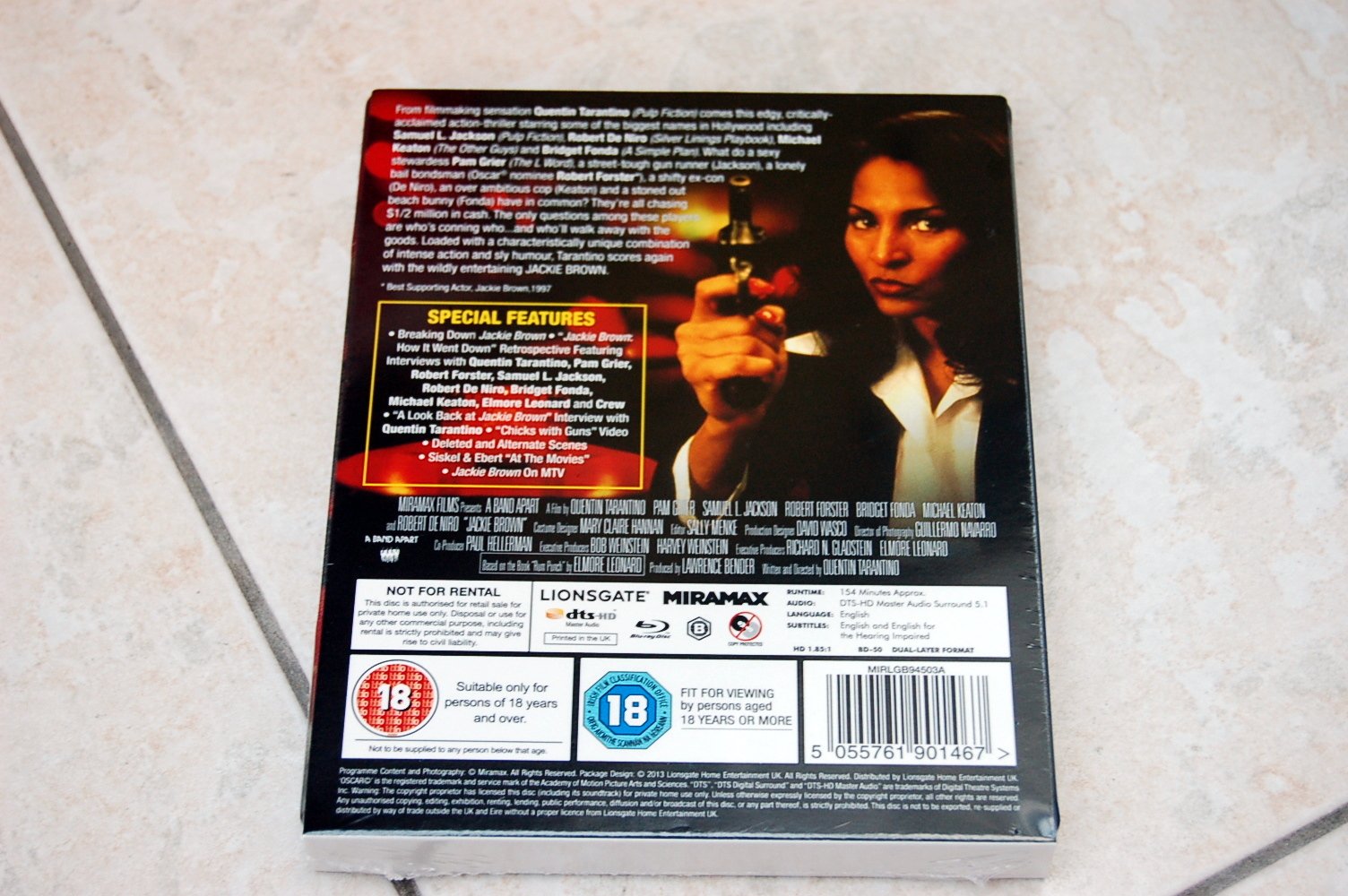 jackie brown blu ray steel book steelbook