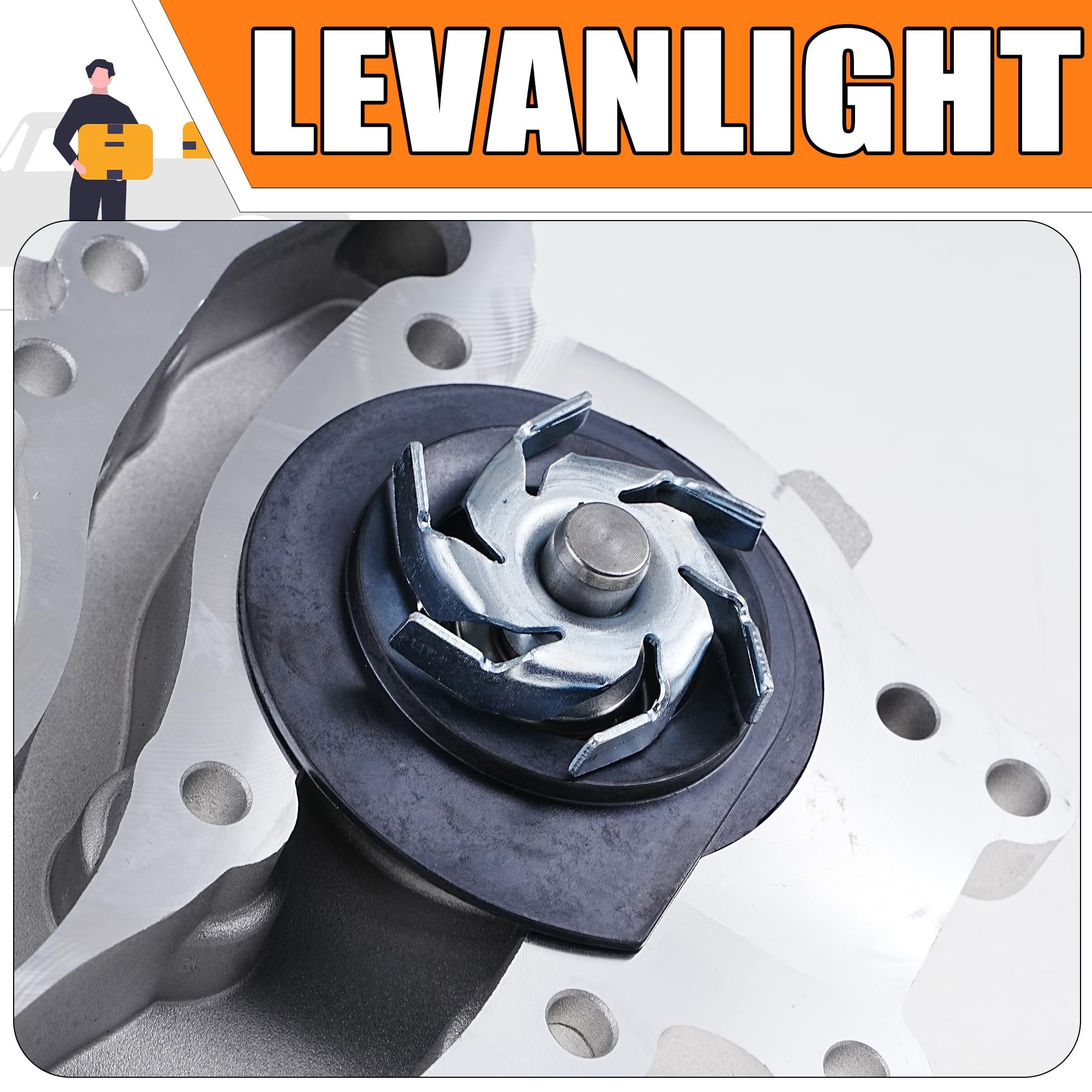 Pompa dell'acqua del motore con guarnizione di ricambio per Opel Astra J/Corsa D,E/Insignia A/Meriva B/Zafira Tourer C/Mokka/Cruze/Orlando sostituisce OEM 55587345, 55561623, 55579016