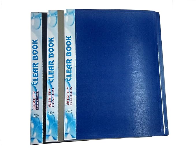 Amit Staionery Point A3 Display Folder with 40 Transparent Sleeve