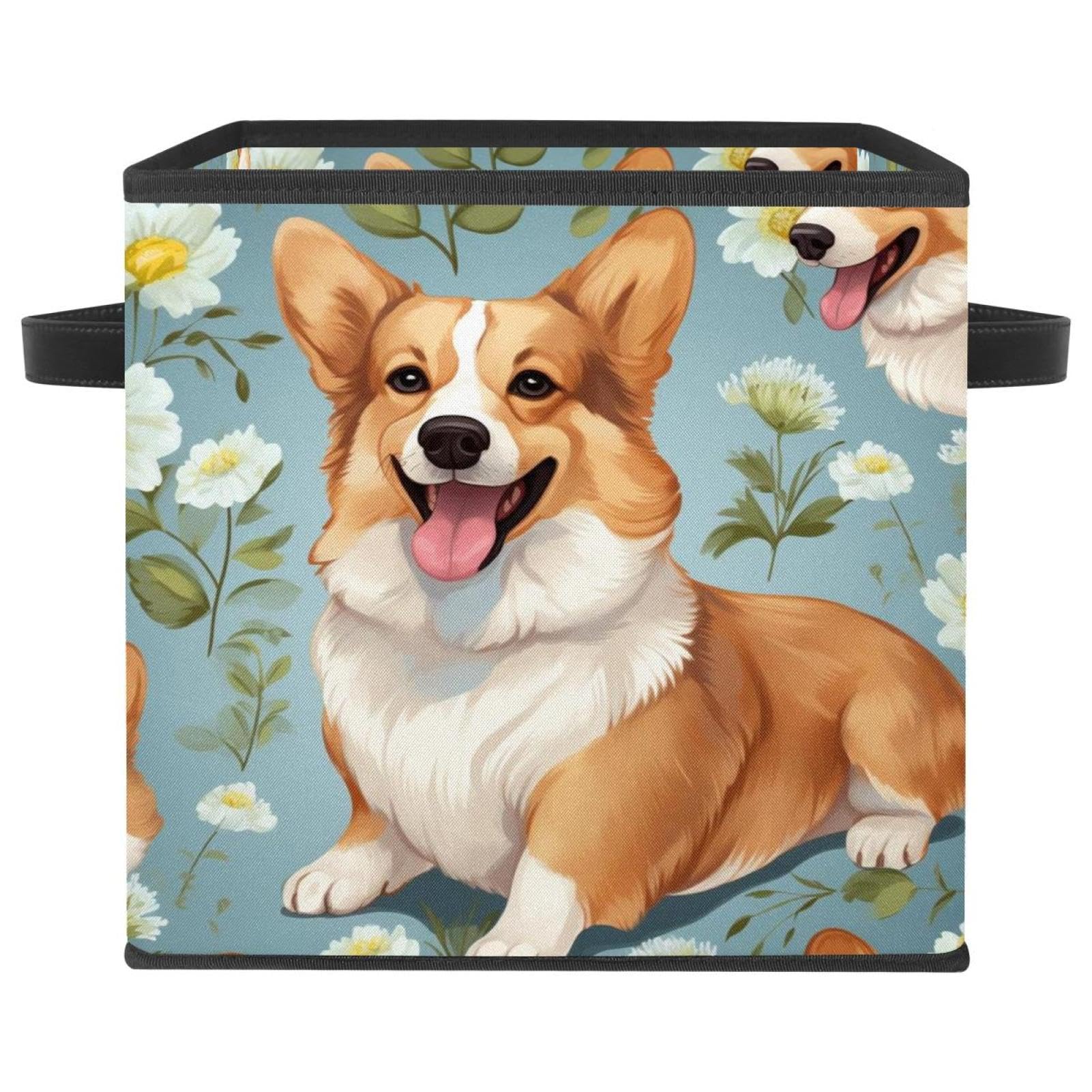 Organiser les vêtements facilement grâce à cette boîte cube pliable Corgi
