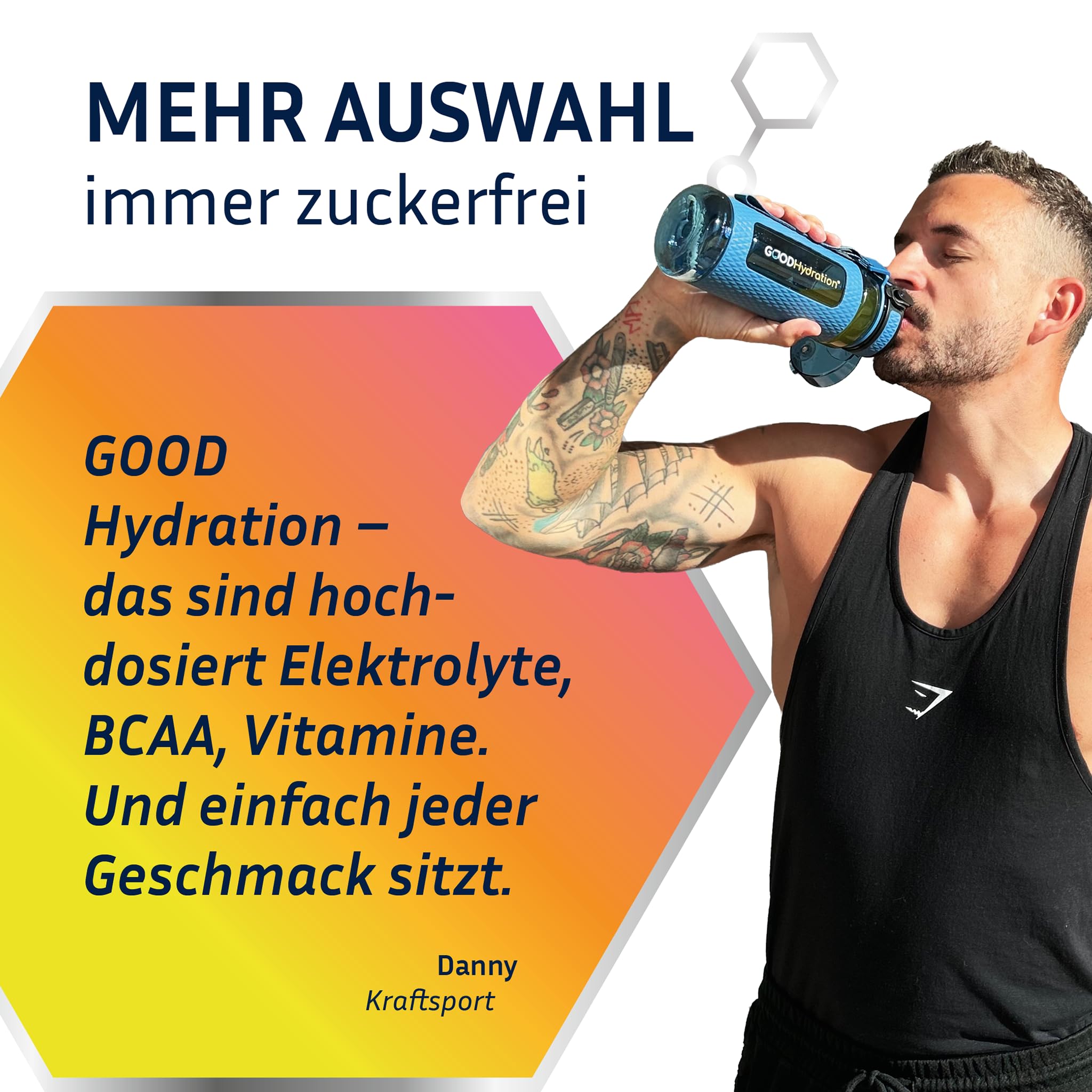 Rehydration zero VARIETY PACK - 1.450mg Elektrolyte OHNE ZUCKER plus BCAA, Biotin und 6 Vitamine - Elektrolyt Pulver für Sport, Arbeit & Party - Probierpack mit 3 Sorten - 24 Sticks