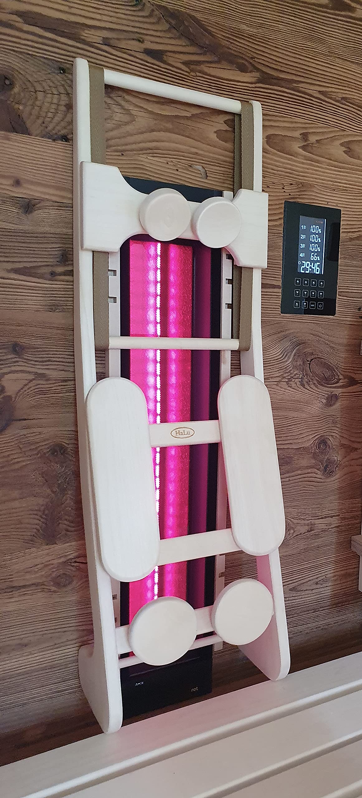 B-Ware InfraROTmed 1 x radiateur infrarouge 500 W + 1 x 1300 W + commande + dossier, radiateur à spectre complet pour sauna et cabine infrarouge, pour la modernisation ou le bricolage