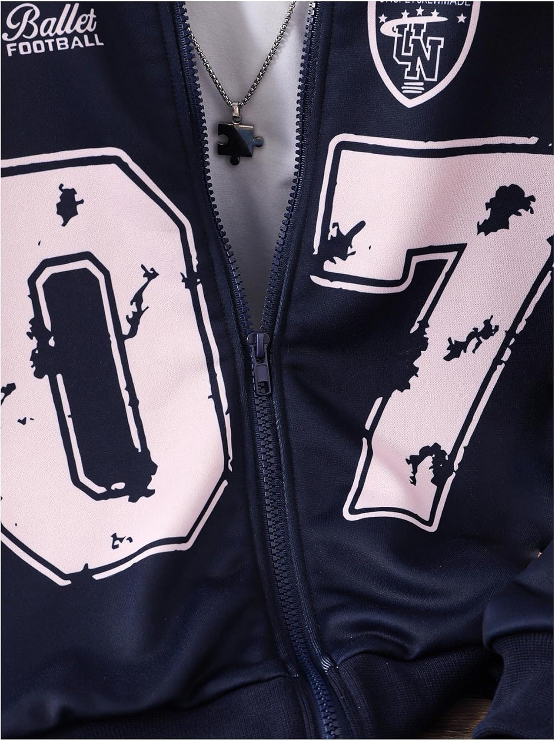 SweatyRocks Girl's Bow Graphic Zip Up Hoodie Sweatshirt Cute Long Sleeve Casual Jackets Fall Winter Trendy - Image 6