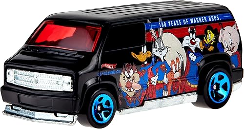 Miniatura 6 de Hot Wheels Cars, Looney Tunes Mash-Up Vehicle, Coche de juguete fundido a presión a escala 164 para niños y coleccionistas, Deco coleccionable para