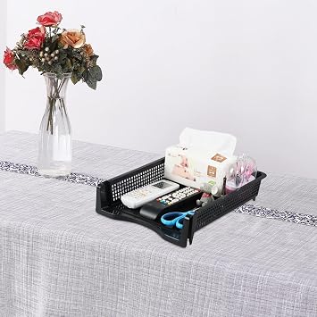 6 Pack Stackable Letter Trays, Plastic File Organizer Tray