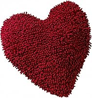 Vista 1 de Fun Express Almohada en forma de corazón de 14 pulgadas, almohadas de felpilla suave para decoración del día de San Valentín, almohadas decorativas