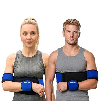 Wonder Care Shoulder Immobilizer Arm Sling Elastic Brace for Clavicle Collar Bone Dislocation Subluxation Shoulder stabilizer Compression Brace After Rotator Cuff Surgery28"-38"