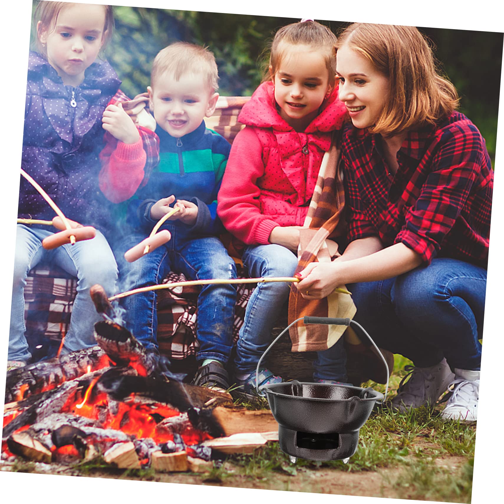 SUPVOX Réchaud À Thé Barbecue Poêle À Charbon Chauffage Extérieur Camping Cuisson