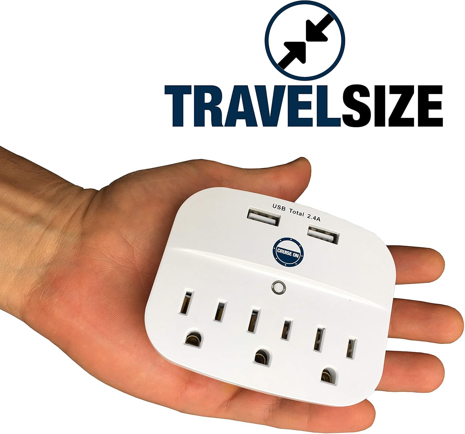 Cruise Power Strip & Travel Night Light for Cruise Ship Cabin - Must Have Cruise Accessories Bundle : Electronics