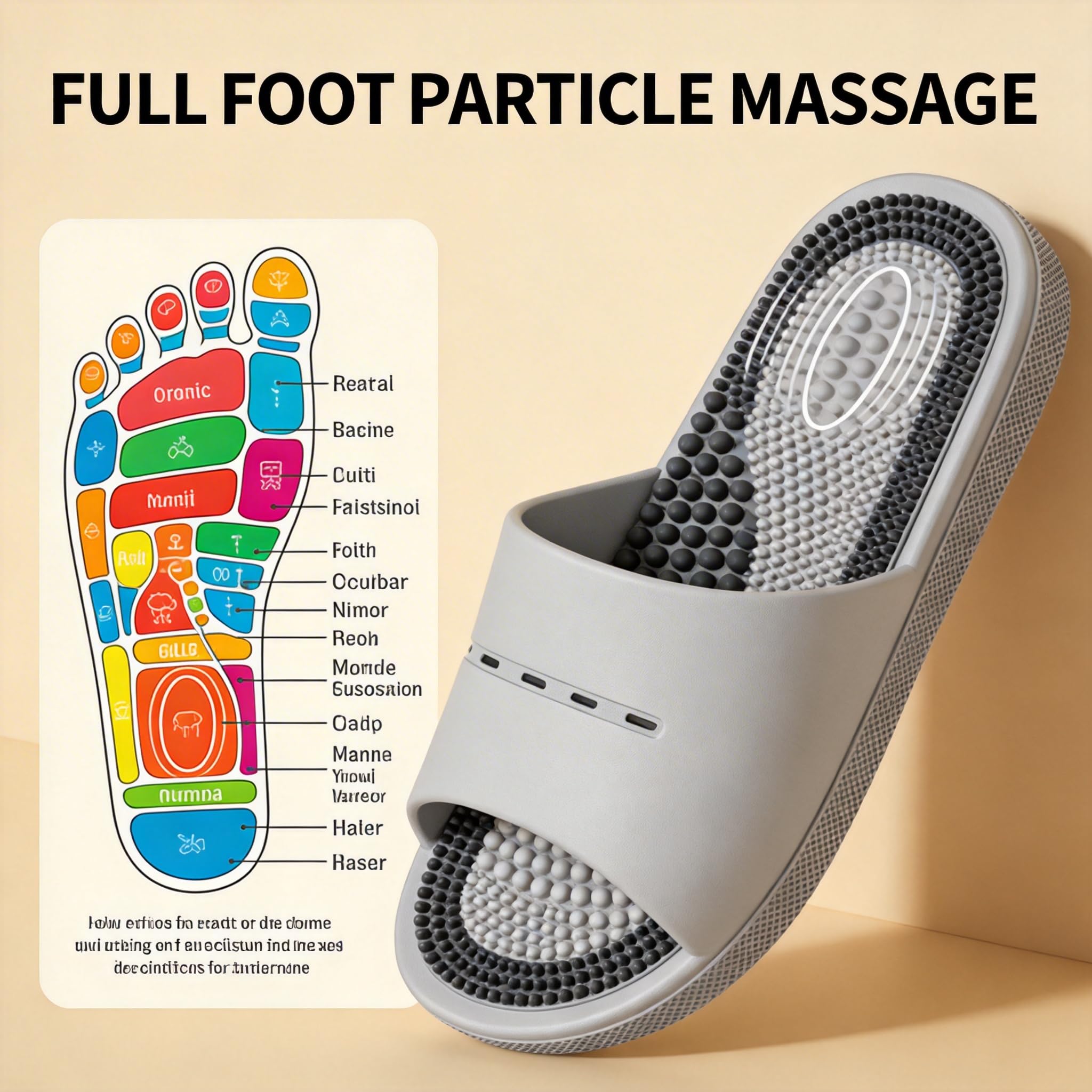Unisex Fußmassage-Hausschuhe Herren Damen Pantoffeln
