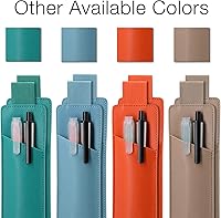 Vista 7 de diodrio, Paquete de 2 portalápices con banda elástica ajustable para diarios, cuadernos, planificadores, carpetas, fundas para tabletas