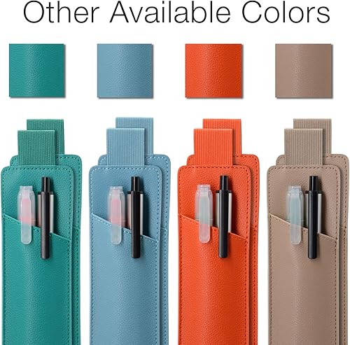 Miniatura 7 de diodrio, Paquete de 2 portalápices con banda elástica ajustable para diarios, cuadernos, planificadores, carpetas, fundas para tabletas, para