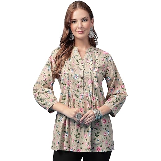 Maternity & Nursing Top - Cotton Front-Open