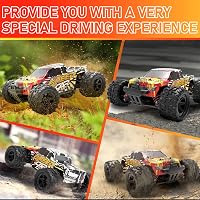 DEERC 9310 Távirányítós Autó 1:18 Méretarány 30+ km/h Sebesség 4WD Terepjáró RC Monster Truck Játék Fiúknak 5