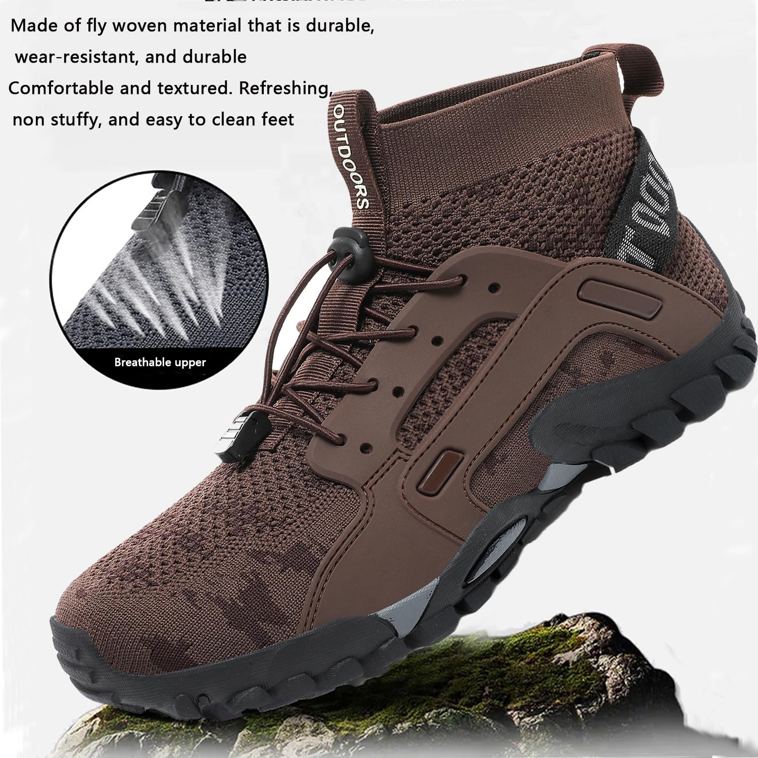 VTASQ Scarpe da Trekking Uomo Scarpe da Trail Running Traspiranti Passeggiate Stivali per Antiscivolo Sportive All'aperto Donna Scarpe da Escursionismo Leggero Tennis Sportiva
