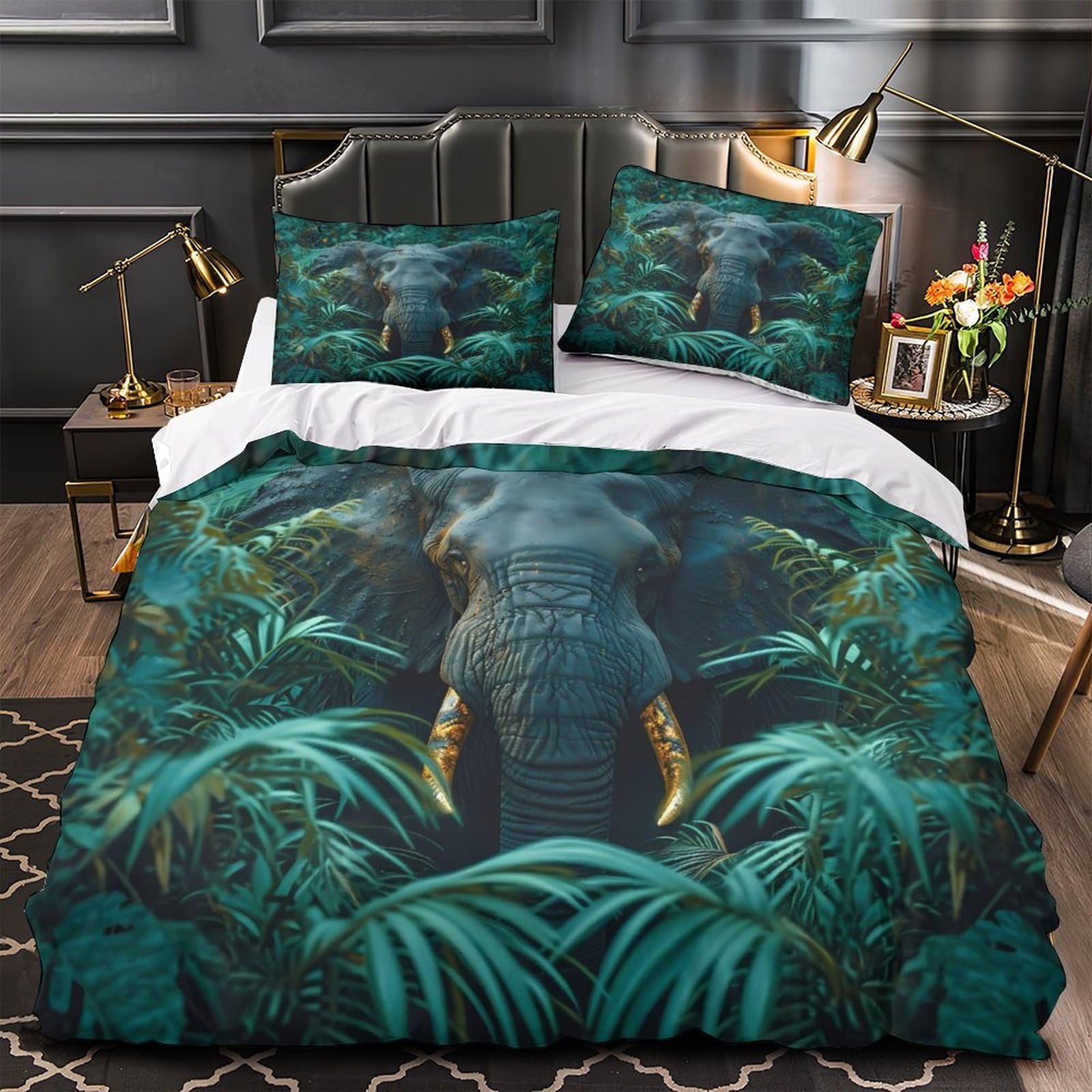 Drap de couette éléphant pour sublimer la chambre de vos invités et de la famille