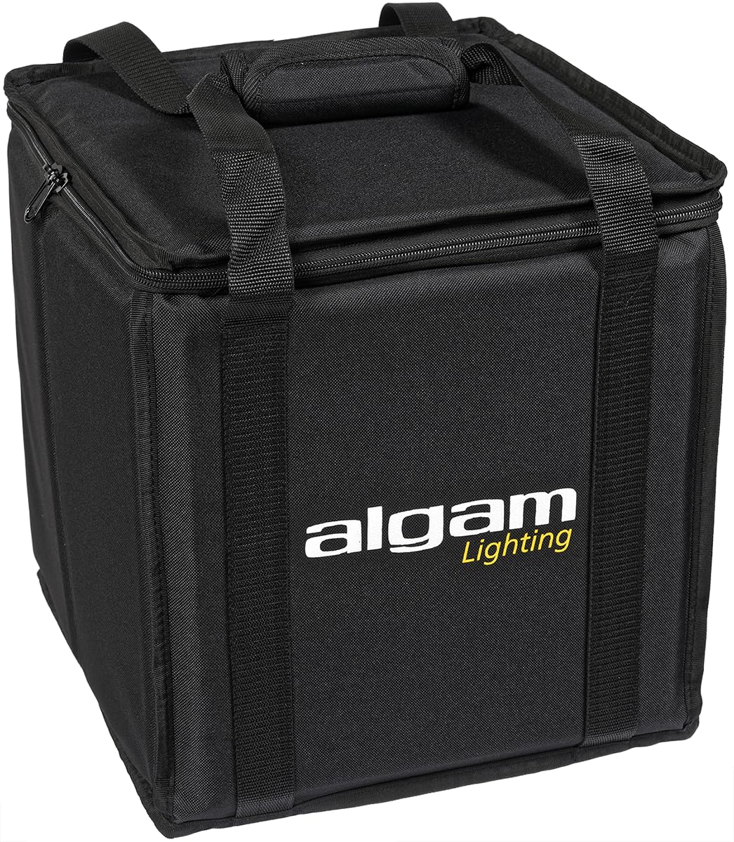 ALGAM LIGHTING Housse de transport 32 x 32 34 cm, rembourrage matelassé, pour vos jeux de lumières et accessoires