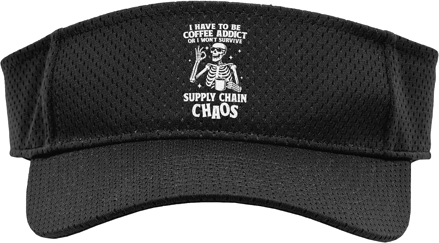 Funny Supply Chain Manager Sport Sun Visor