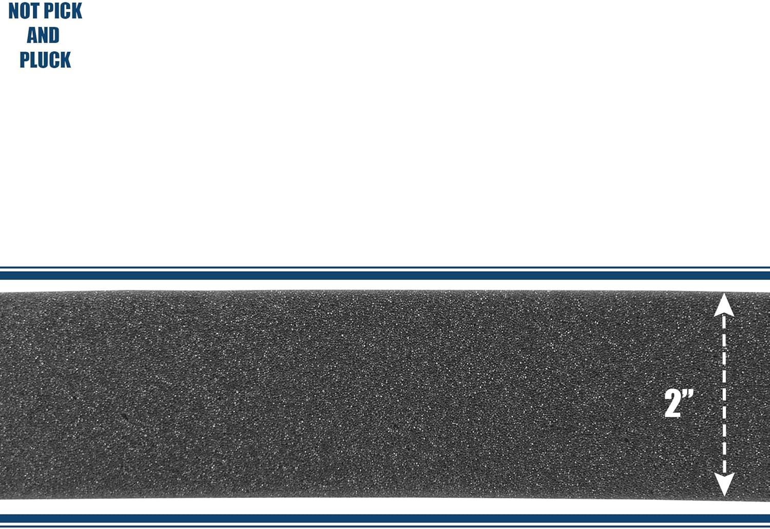 Pelican Vault V700 Solid Foam Insert – Precision-Cut High-Density Rifle Case Replacement Foam, Custom Fit Interior, Case Not Included