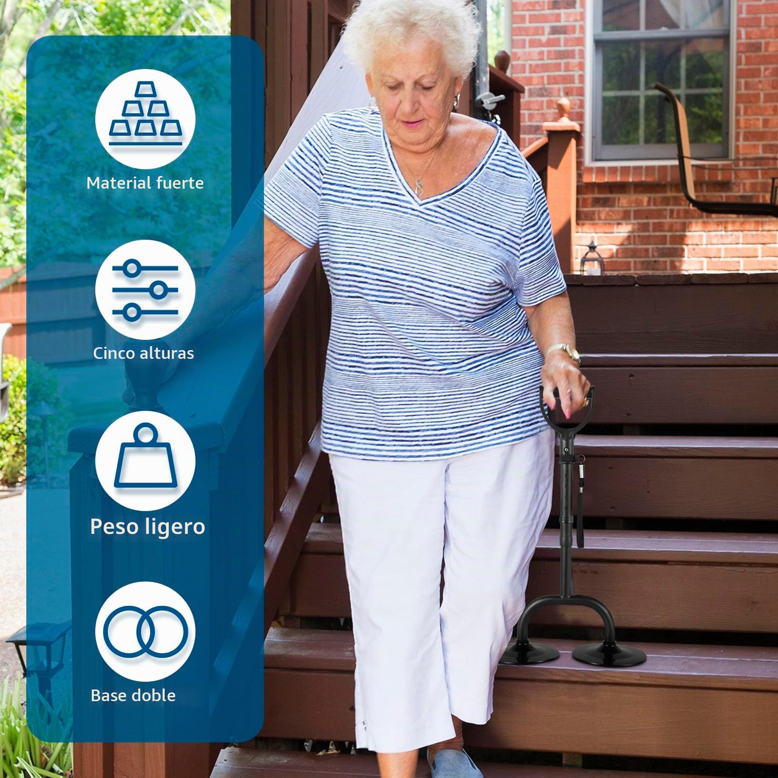 Ancianos Asistente para sentarse cama, ayuda para levantarse del sofá, ayuda a levantarse para personas mayores, 5 niveles de altura ajustable, ideal para mayor seguridad y comodidad al